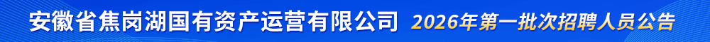 安徽省焦岗湖国有资产运营有限公司 合肥人才网 合肥招聘网